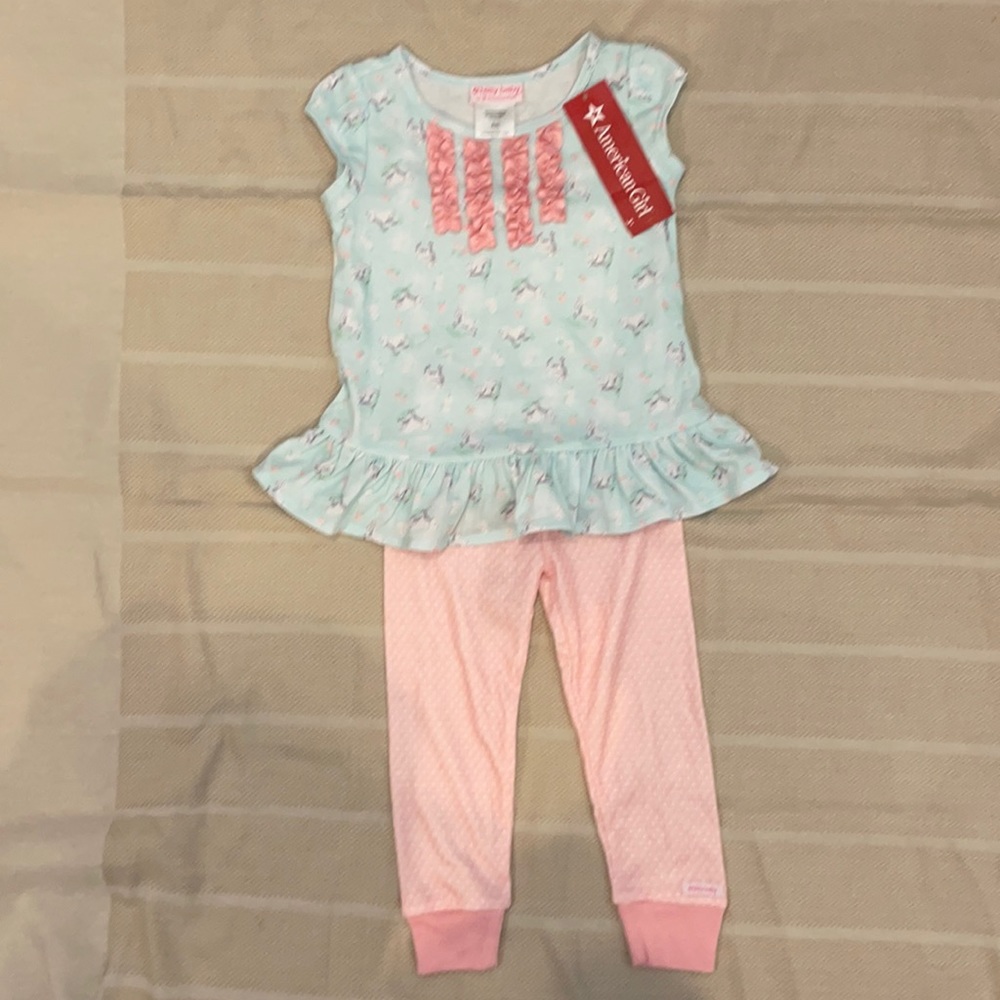 NWT American Girl PJs Size S